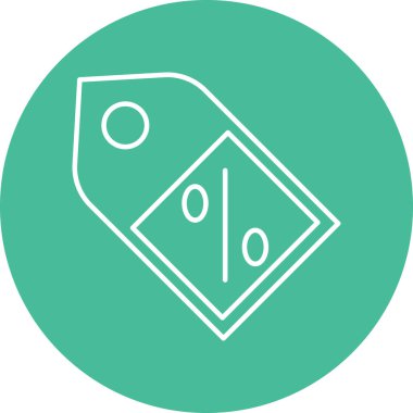 Kişisel ve Ticari Kullanım İçin İndirim Simgesi Tasarımı