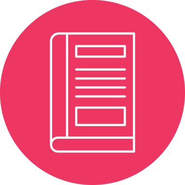 Kişisel ve ticari kullanım için Günlük Kitabı Simgesi Tasarımı