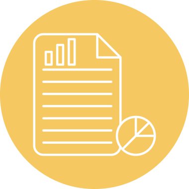 Kişisel ve Ticari Kullanım İçin Mali Veritabanı Simgesi Tasarımı