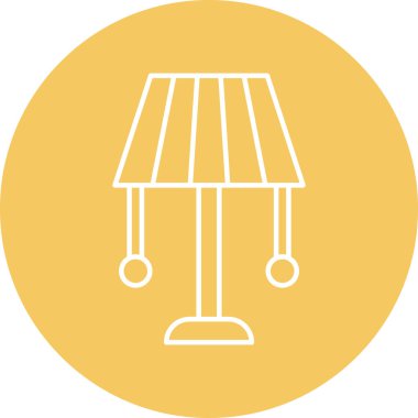 Katı Lambası Simgesi Kişisel ve Ticari Kullanım Tasarımı