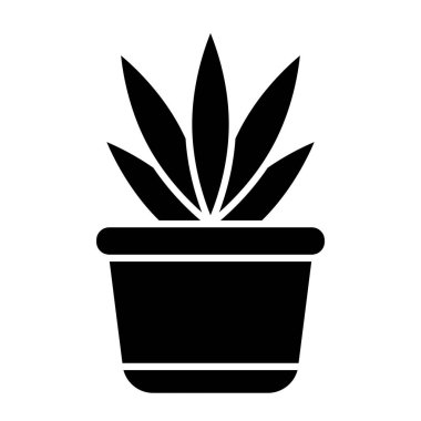 Kişisel ve ticari kullanım için saksı ikonu tasarımı