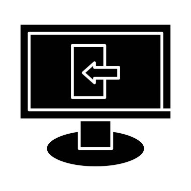 Kişisel ve Ticari Kullanım için Giriş Simgesi Tasarımı