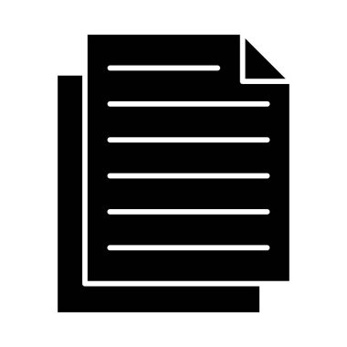 Kişisel ve Ticari Kullanım İçin Belge Simgesi Tasarımı