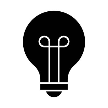 Kişisel ve ticari kullanım için Ampul Simgesi Tasarımı