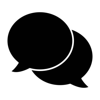 Konuşma Baloncukları Kişisel ve Ticari Kullanım İçin Simge Tasarımı