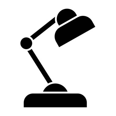 Kişisel ve ticari kullanım için Masa Lambası Simgesi Tasarımı