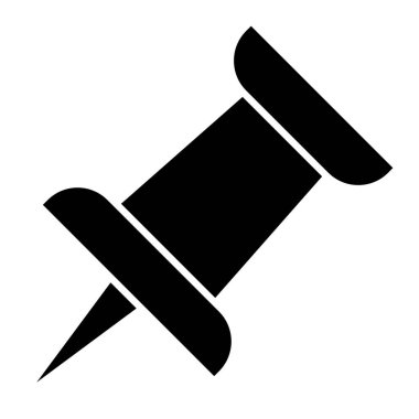 Kişisel ve ticari kullanım için Pin Simgesi Tasarımı