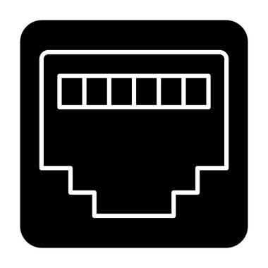 Kişisel ve Ticari Kullanım İçin Rj45 Simge Tasarımı