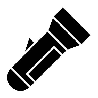 Kişisel ve Ticari Kullanım İçin El feneri Simgesi Tasarımı