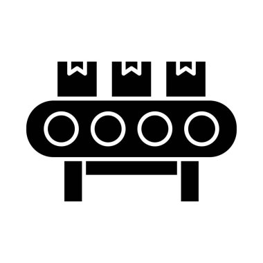 Kişisel ve Ticari Kullanım İçin Taşıyıcı Şeridi Simgesi Tasarımı