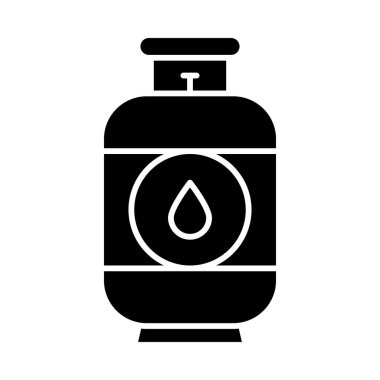 Kişisel ve Ticari Kullanım İçin Gaz Silindiri Simgesi Tasarımı