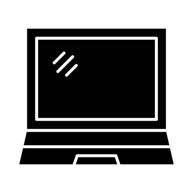 Kişisel ve ticari kullanım için dizüstü bilgisayar simgesi tasarımı