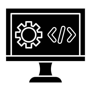 Kişisel ve Ticari Kullanım İçin Web Geliştirme Simgesi Tasarımı