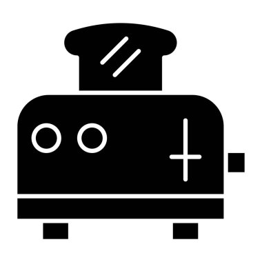 Kişisel ve ticari kullanım için tost makinesi simgesi tasarımı