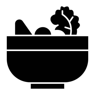 Kişisel ve ticari kullanım için Salata Simgesi Tasarımı