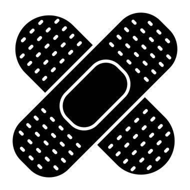 Kişisel ve Ticari Kullanım için yara bandı Yardım Simgesi Tasarımı