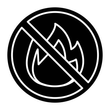 Kişisel ve ticari kullanım için Ateş Simgesi Tasarımı Yok