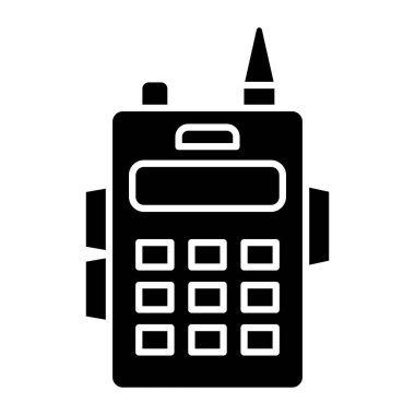 Kişisel ve Ticari Kullanım için Telsiz Telsiz Simgesi Tasarımı