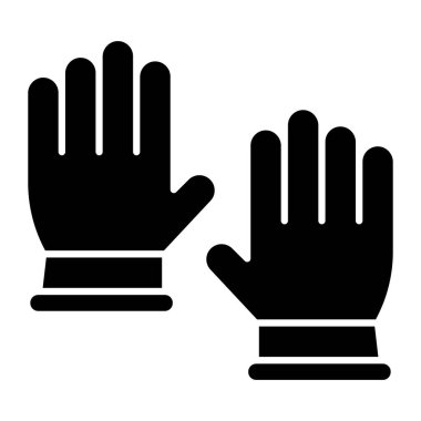 Kişisel ve Ticari Kullanım İçin El Eldiveni Simgesi Tasarımı