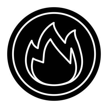 Kişisel ve Ticari Kullanım için Alev Simgesi Tasarımı