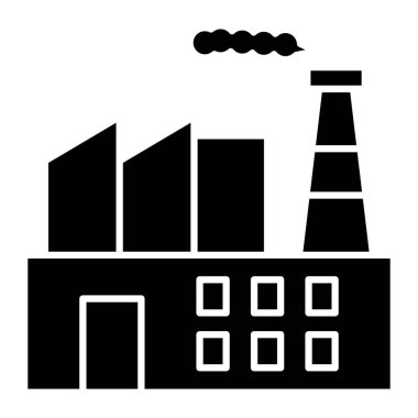 Kişisel ve ticari kullanım için Fabrika Simgesi Tasarımı