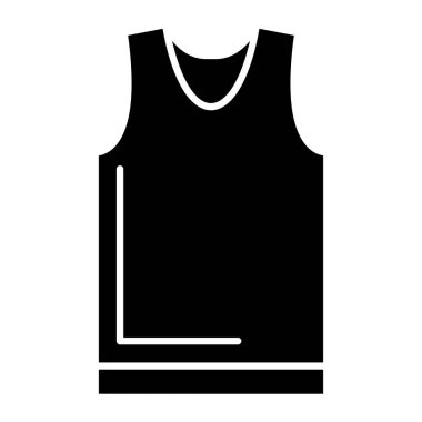 Kişisel ve Ticari Kullanım İçin Kolsuz Gömlek Simgesi Tasarımı