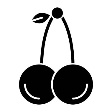 Kişisel ve Ticari Kullanım İçin Kiraz Simgesi Tasarımı