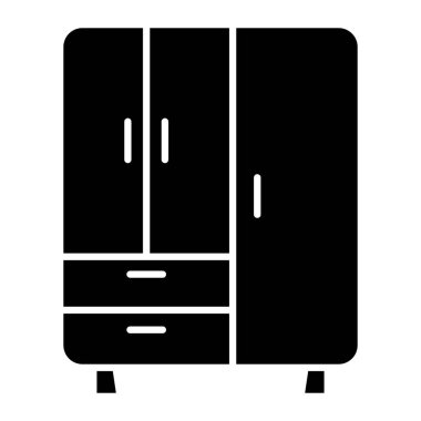 Kişisel ve Ticari Kullanım İçin Dolap Simgesi Tasarımı