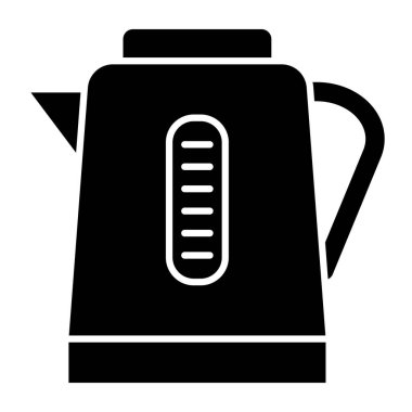 Kişisel ve Ticari Kullanım İçin Elektrik Kettle Simgesi Tasarımı