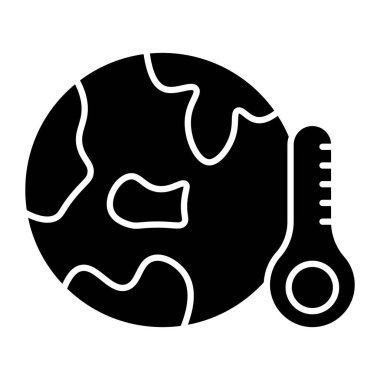 Kişisel ve Ticari Kullanım İçin Küresel Isınma Simgesi Tasarımı