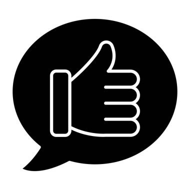 Kişisel ve ticari kullanım için Olumlu Eleştiri Simgesi Tasarımı