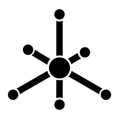 Kişisel ve Ticari Kullanım için Molekül Simgesi Tasarımı