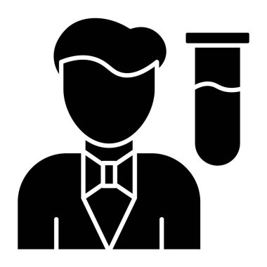 Kişisel ve Ticari Kullanım İçin Bilim Adamı Simgesi Tasarımı