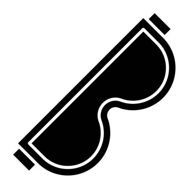 Güvenlik Gözlüğü Simgesi Kişisel ve Ticari Kullanım İçin Tasarım