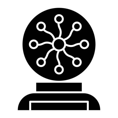 Kişisel ve ticari kullanım için Plasma Ball Simgesi Tasarımı