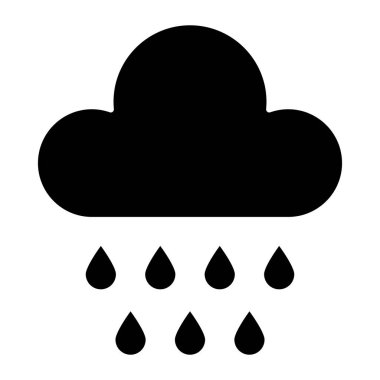 Kişisel ve Ticari Kullanım için Yağmur Simgesi Tasarımı