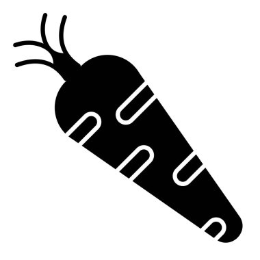 Kişisel ve Ticari Kullanım İçin Havuç Simgesi Tasarımı