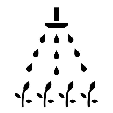 Kişisel ve ticari kullanım için Su Spreyi Simgesi Tasarımı