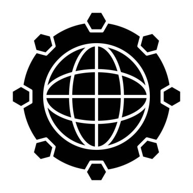 Kişisel ve Ticari Kullanım İçin Küresel Ağ Simgesi Tasarımı