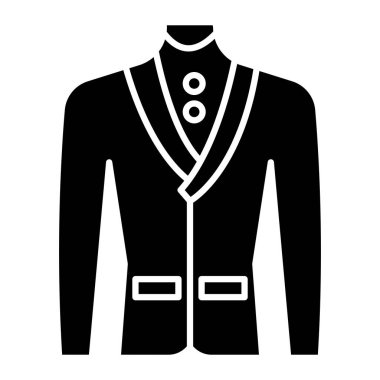 Kişisel ve Ticari Kullanım İçin Smokin Simgesi Tasarımı