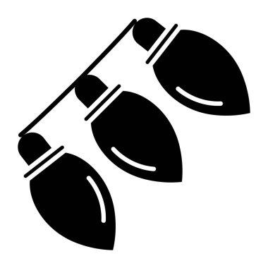 Kişisel ve ticari kullanım için Ampul Simgesi Tasarımı