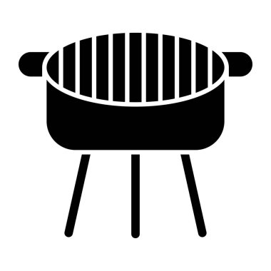 Kişisel ve Ticari Kullanım İçin Barbekü Simgesi Tasarımı