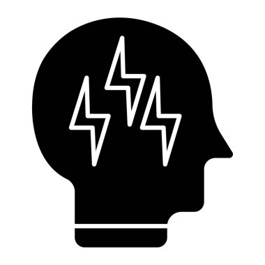 Kişisel ve ticari kullanım için Stres Simgesi Tasarımı