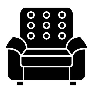 Koltuk Koltuğu Simgesi Kişisel ve Ticari Kullanım İçin Tasarım