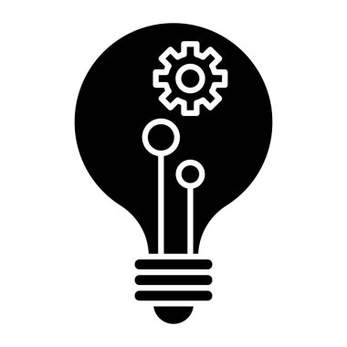 Kişisel ve ticari kullanım için Yapay Işık Simgesi Tasarımı