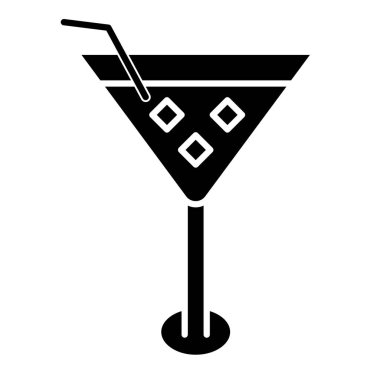 Kişisel ve Ticari Kullanım İçin Kokteyl Simgesi Tasarımı
