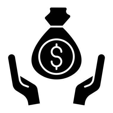 Para Aklama Simgesi Kişisel ve Ticari Kullanım Tasarımı