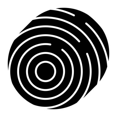 Kişisel ve ticari kullanım için Parmak izi Simgesi Tasarımı