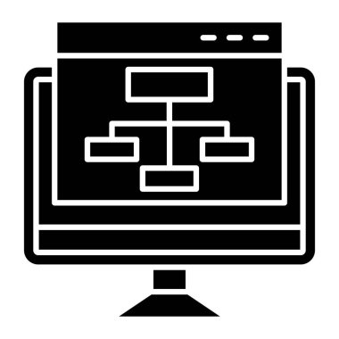 Kişisel ve Ticari Kullanım İçin Çalışma Akımı Simgesi Tasarımı