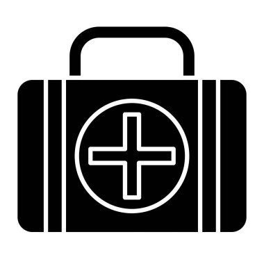 Kişisel ve ticari kullanım için ilk yardım seti simgesi tasarımı
